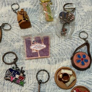 Travel keychains and magnets